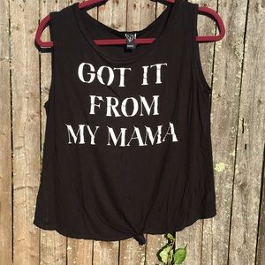 Windsor Shop Soft and Silky Black Tank Top, Juniors Medium